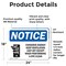 Signmission Conserve Energy Keep Ventilation Sign With Symbol, 24 in W x Rectangle, Vinyl Decal OS-2PACK-NS-D-1824-L-10790 - alternate 6